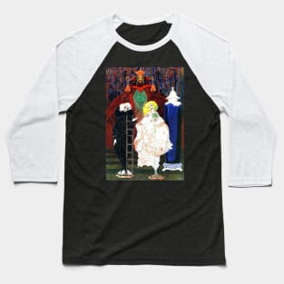 The Shepherdess and the Chimney Sweep - Harry Clarke Baseball T-Shirt